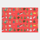 Snel kerstpapier inpakpapier vel (Voorkant 3)