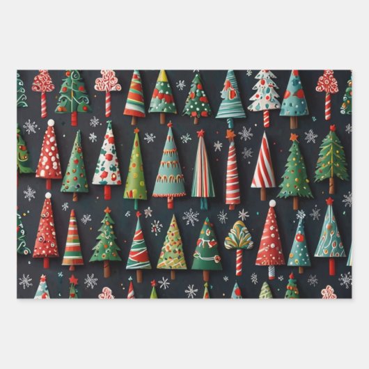 Snel kerstpapier inpakpapier vel (Voorkant 2)