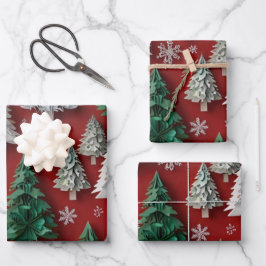 Snel kerstpapier inpakpapier vel