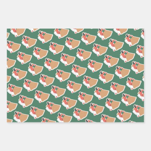 Snel kerstpapier inpakpapier vel (Voorkant)