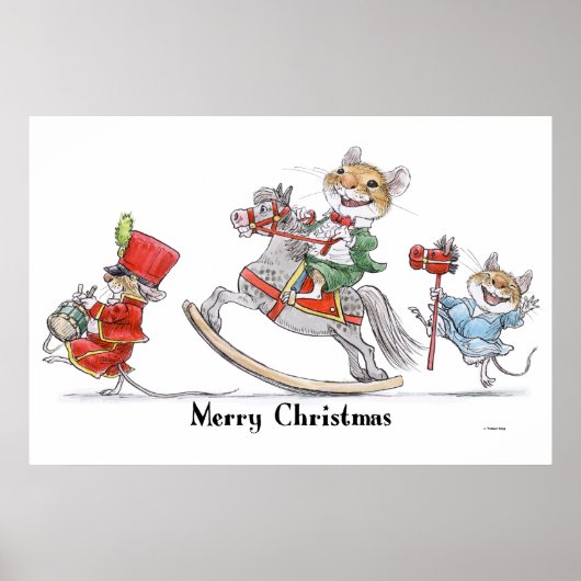 Snel kerstparade poster (Voorkant)