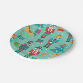 Snel kerstreckerelontwerp papieren bordje (Gekanteld)