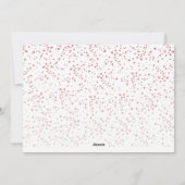 Snel kerstrood kalligrafie 1 Foto Feestdagenkaart (Achterkant)