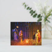 Snel kerstscherm in Washington DC Feestdagenkaart (Staand voorkant)