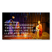 Snel kerstscherm in Washington DC Magnetisch Visitekaartje (Voorkant)