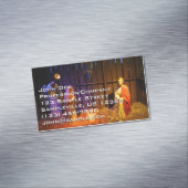 Snel kerstscherm in Washington DC Magnetisch Visitekaartje (Voorbeeld)