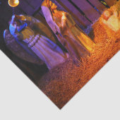 Snel kerstscherm in Washington DC Tissuepapier (Detail)