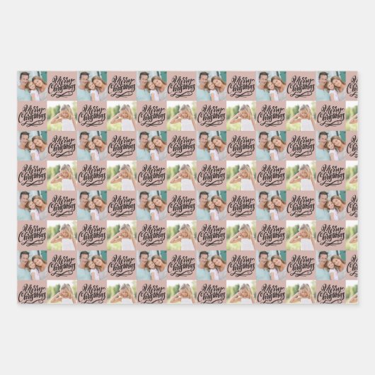 Snel kerstscript, 6 Foto Inpakpapier Vel (Voorkant 3)