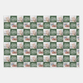 Snel kerstscript 6 Photo Checkerboard Inpakpapier Vel (Voorkant 2)