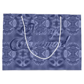Snel kerstscript elegant Silver Blue Groot Cadeauzakje (Achterkant)