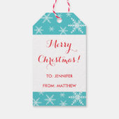 Snel kerstsnoepriet met boog cadeaulabel (Achterkant)