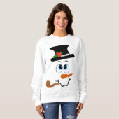 Snel kerstsnowman met sweatshirt (Voorkant volledig)