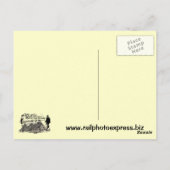 Snel lijnrolleys 1910  Briefkaart (Achterkant)