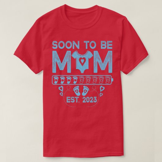Snel mama worden grappig. t-shirt (Design voorkant)