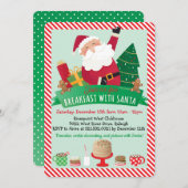 Snel met de kerstman kaart (Voorkant / Achterkant)