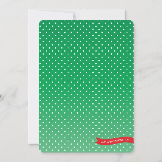 Snel met de kerstman kaart (Achterkant)