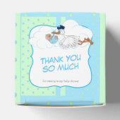 Snel met een kleine kleine babyjongen - Dank je Bedankdoosjes (Bovenkant)