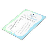 Snel met een kleine kleine babyjongen - Scramble Notitieblok (Schuin)