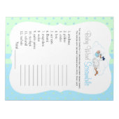 Snel met een kleine kleine babyjongen - Scramble Notitieblok (Voorkant)