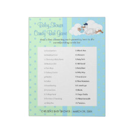 Snel met een kleine kleine babyjongen - Snoep balk Notitieblok