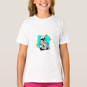 Snel Motorrijder Kinderen T-shirt