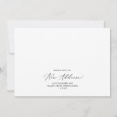 Snel nieuwe zalen in nieuwe kerst thuis feestdagenkaart (Achterkant)