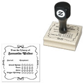 Snel Notitie Bibliotheek Beoordeling Rubberstempel (Gestempeld)
