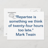 Snel object briefkaart (Voorkant / Achterkant)