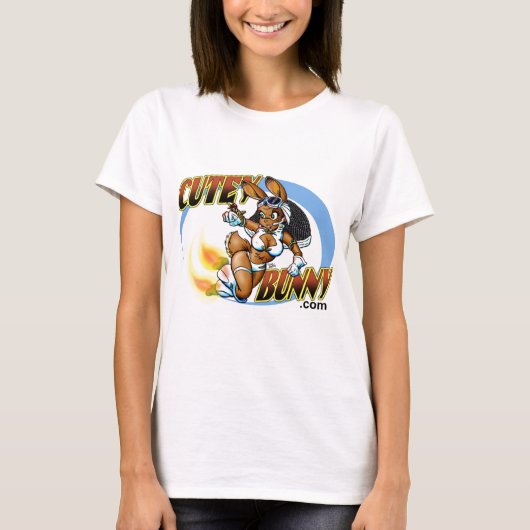 Snel o'hare! (kubieke konijn) t-shirt (Voorkant)