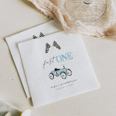 Snel ONE Retro Car Ride-On Blauw Servet