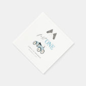 Snel ONE Retro Car Ride-On Blauw Servet (Hoek)