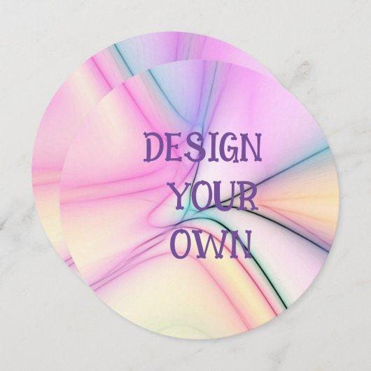 Snel ontwerp uw eigen uitnodiging (Voorkant / Achterkant)