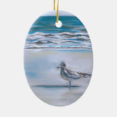 Snel op de Shore Keramisch Ornament (Achterkant)