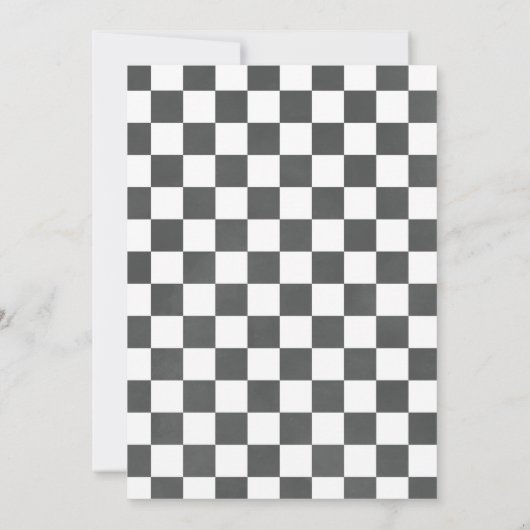 Snel op één dag rode koningswagen op één dag kaart (Achterkant)