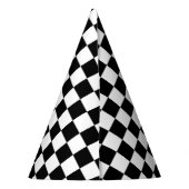 Snel op Fast Race Car Boy Eerste Verjaardagsfeestj Feesthoedjes (Achterkant)