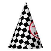 Snel op Fast Race Car Boy Eerste Verjaardagsfeestj Feesthoedjes (Links)