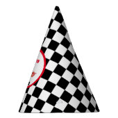 Snel op Fast Race Car Boy Eerste Verjaardagsfeestj Feesthoedjes (Rechts)