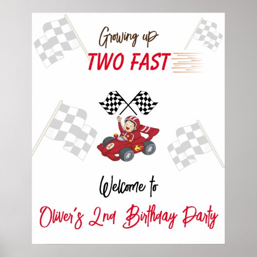 Snel opgroeien 2e verjaardag  poster (Voorkant)