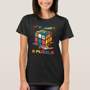 Snel oplossen Puzzel Meester Snel Cubing Speedcube T-shirt