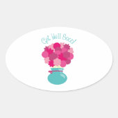 Snel! Ovale Sticker (Voorkant)