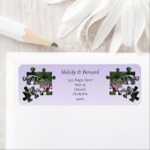 Snel papier Kite White Butterfly houdt van roze bl Etiket (Insitu)