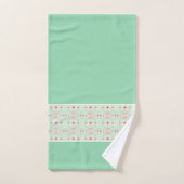Snel pasteelpatroon bad handdoek (Handdoek)