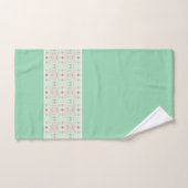 Snel pasteelpatroon bad handdoek (Handdoek)