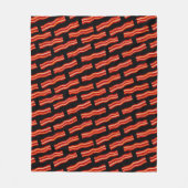 Snel patroon met Bacon Strips Fleece Deken (Voorkant)