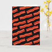 Snel patroon met Bacon Strips Kaart (Gele Bloem)