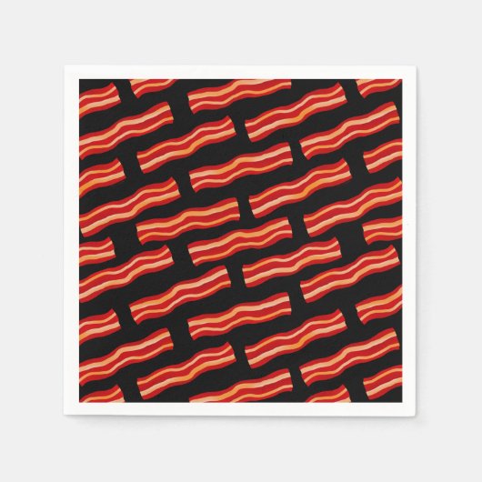 Snel patroon met Bacon Strips Servet (Voorkant)