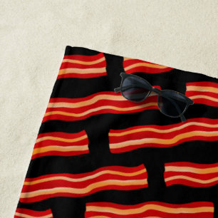 Snel patroon met Bacon Strips Strandlaken