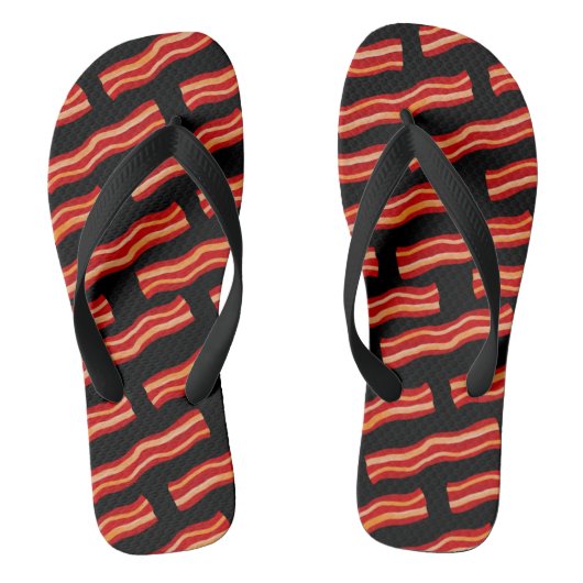 Snel patroon met Bacon Strips Teenslippers (Voetbed)