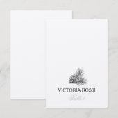 Snel plaatje | Rustige pineboomset Kaart (Voorkant / Achterkant)