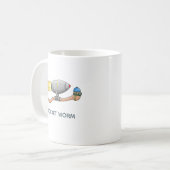 Snel Raket Worm Koffiemok (Voorkant links)